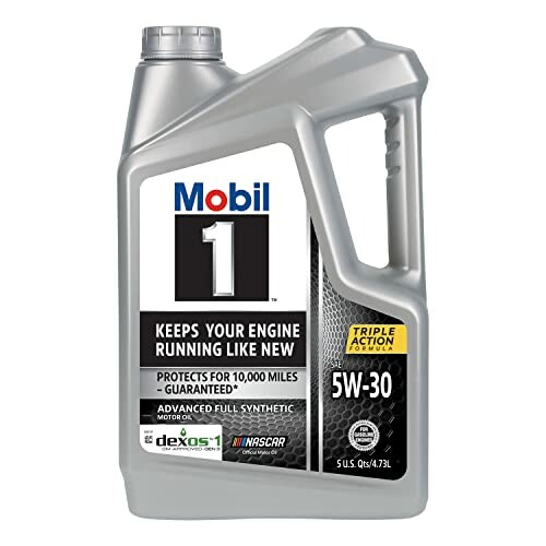 Mobil 1 5W-30 advanced full synthetic motor oil, 5-quart container